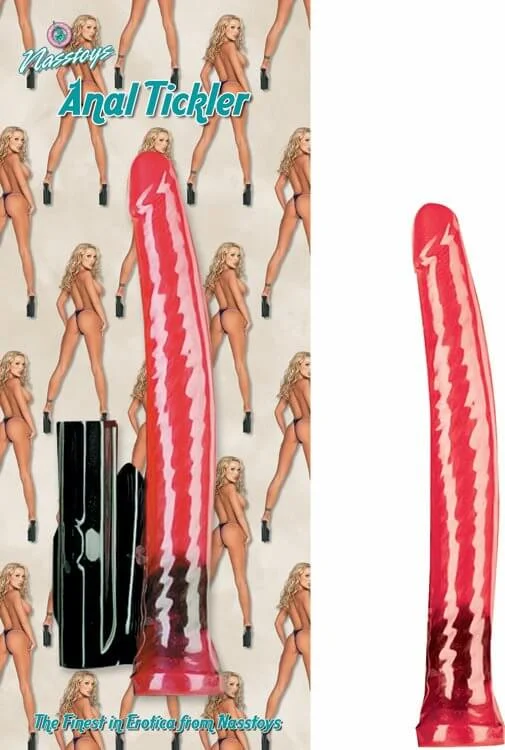 Discover the Ultimate Pleasure: Anal Tickler Pink Jelly Vibrator by Nasstoys of New York