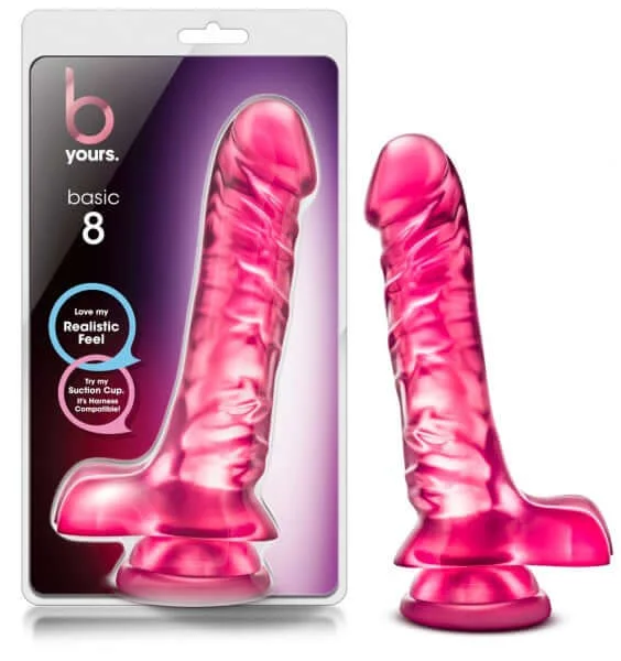 B Yours Basic 8 Pink Magnum Dong Pink