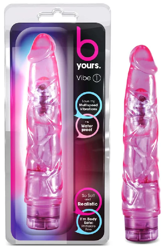 Blush Novelties Cock Vibe #1 Purple – 8.5-Inch Realistic Vibrating Dildo