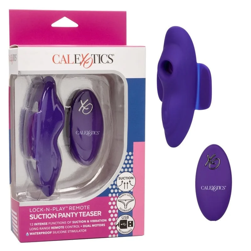 Calexotics Lock-n-Play Remote Suction Panty Teaser