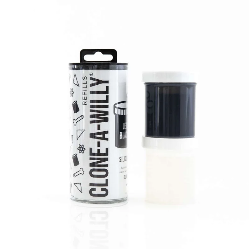 Clone-A-Willy Jet Black Silicone Refill Kit