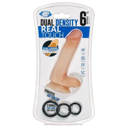 Cloud 9 Dual Density 6 inches Dildo Real Touch