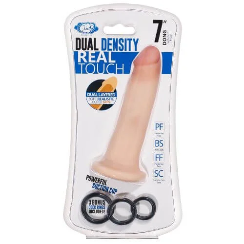 Experience Realistic Pleasure with the Cloud 9 Dual Density 7-Inch Dildo