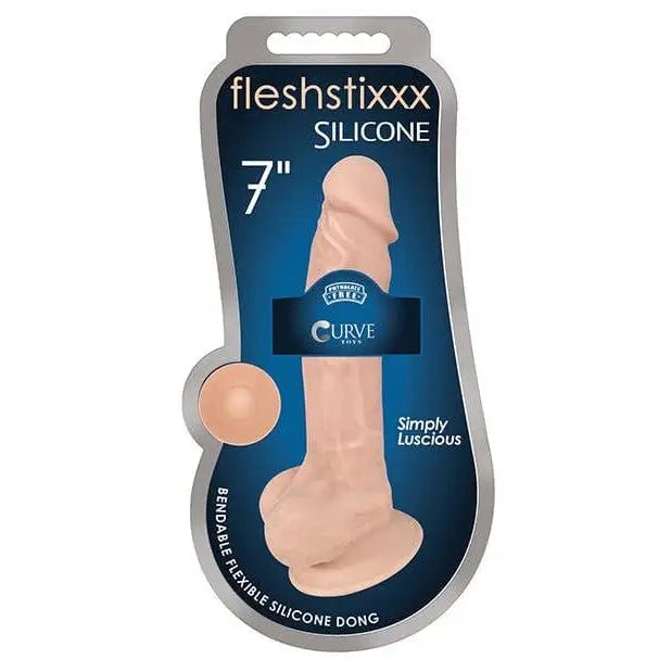 Curve Novelties Fleshstixxx Dildo W/balls - Flesh