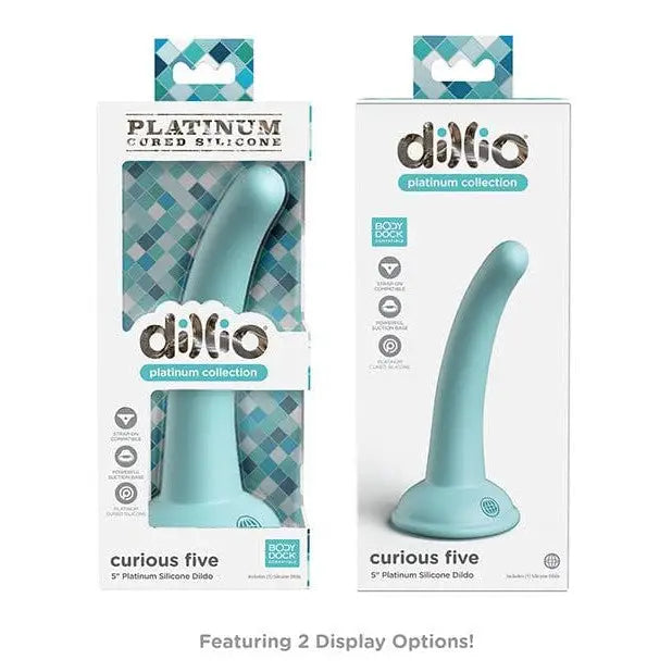 Dillio Platinum 5" Curious Five Silicone Dildo