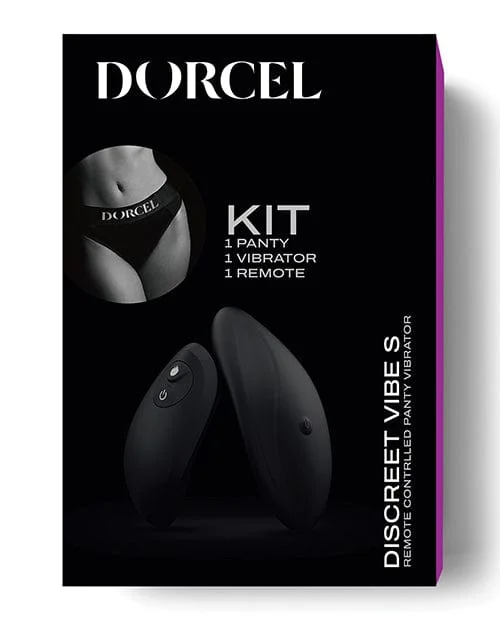 Dorcel Discreet Panty Vibe with Panty - Black