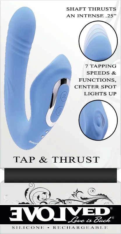 Evolved Tap and Thrust Dual Vibrator – Thrusting & Tapping Dual Pleasure