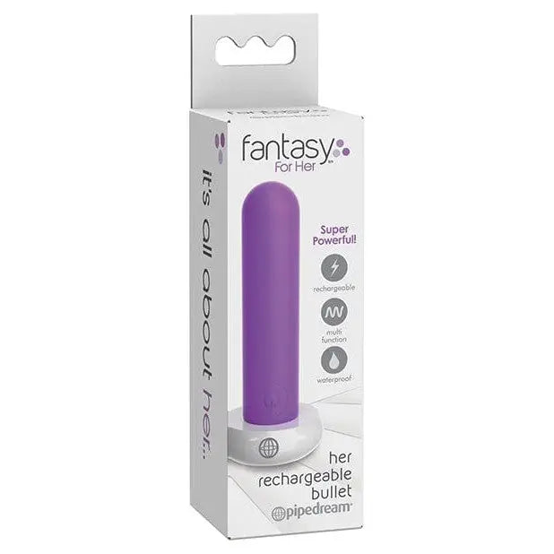 Fantasy For Her Rechargable Bullet - Purple