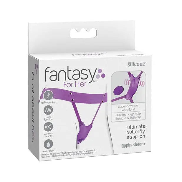 Fantasy For Her Ultimate Butterfly Strap On - Purple