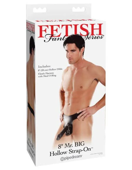 Fetish Fantasy Mr. Big Hollow 8-Inch Strap-On - Fulfill Your Desires with Confidence