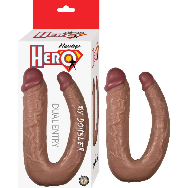 Hero My Doubler Brown Double Dildo