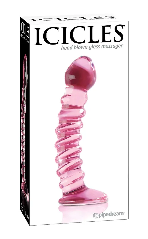 Icicles Hand Blown Massager No. 28: A Masterpiece of Elegance and Pleasure