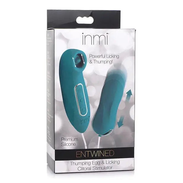 Inmi Entwined Silicone Thumping Egg & Licking Clitoral Stimulator