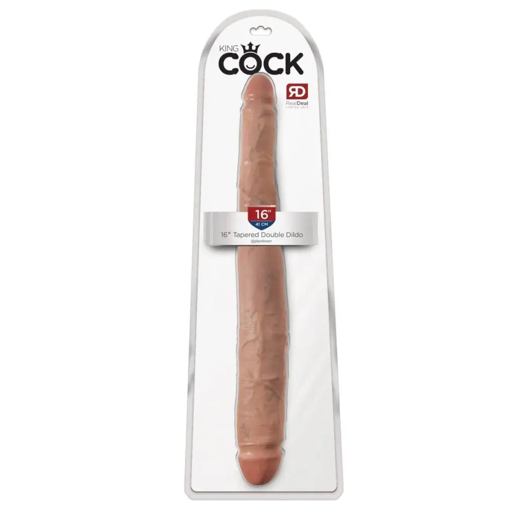 King Cock 16" Tapered Double Ended Dildo