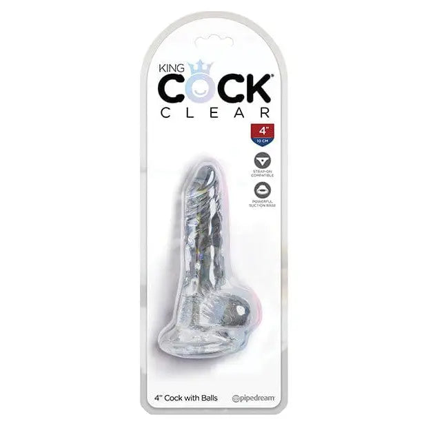 King Cock Clear Cock W/balls