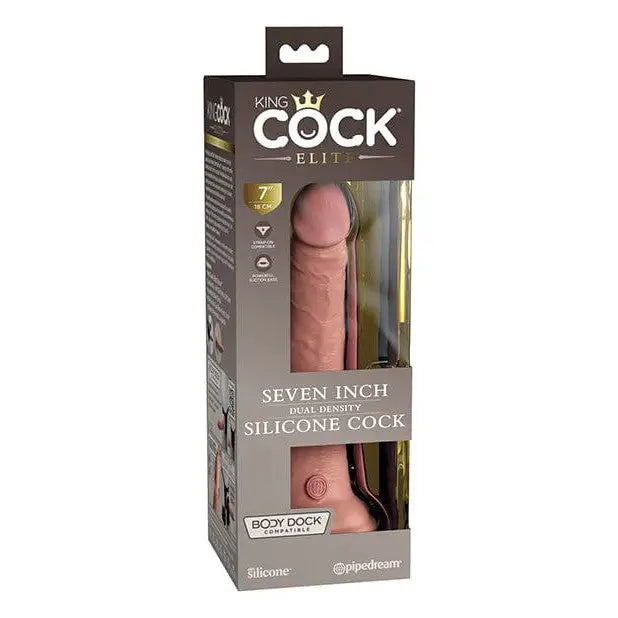 King Cock Elite 7" Dual Density Silicone Cock