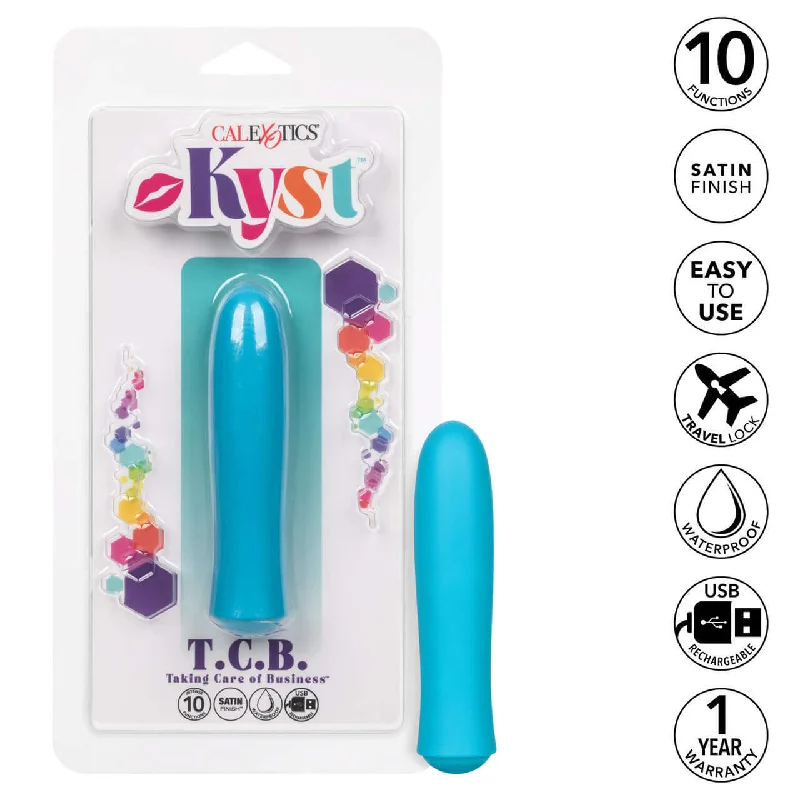 Kyst Taking Care Of Business Blue Vibrator Mini Massager