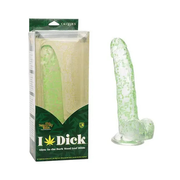 Naughty Bits I Leaf Dick Glow In The Dark Herb Leaf Dildo