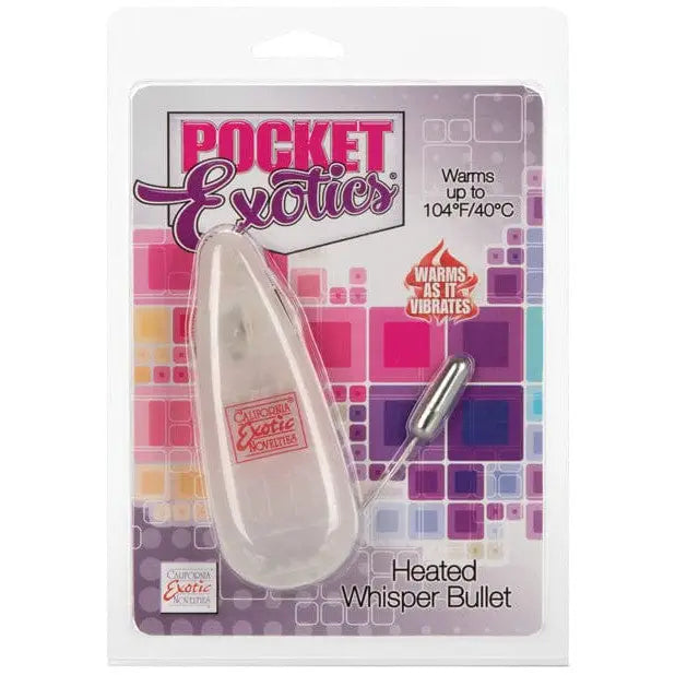 Pocket Exotics Heated Whisper Bullet - Silver