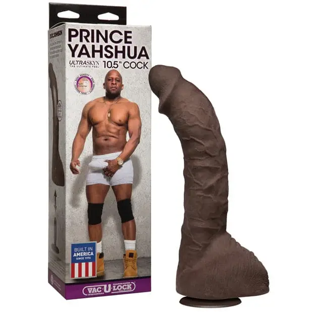 Prince Yahshua Ultraskyn 10.5" Cock  - Chocolate