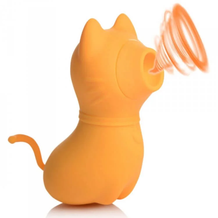 Shegasm Sucky Kitty 7X Clitoral Stimulator Orange