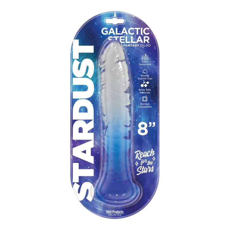 Stardust Galactic Stellar Jelly Fantasy Dildo 8 inches: Explore New Dimensions of Pleasure