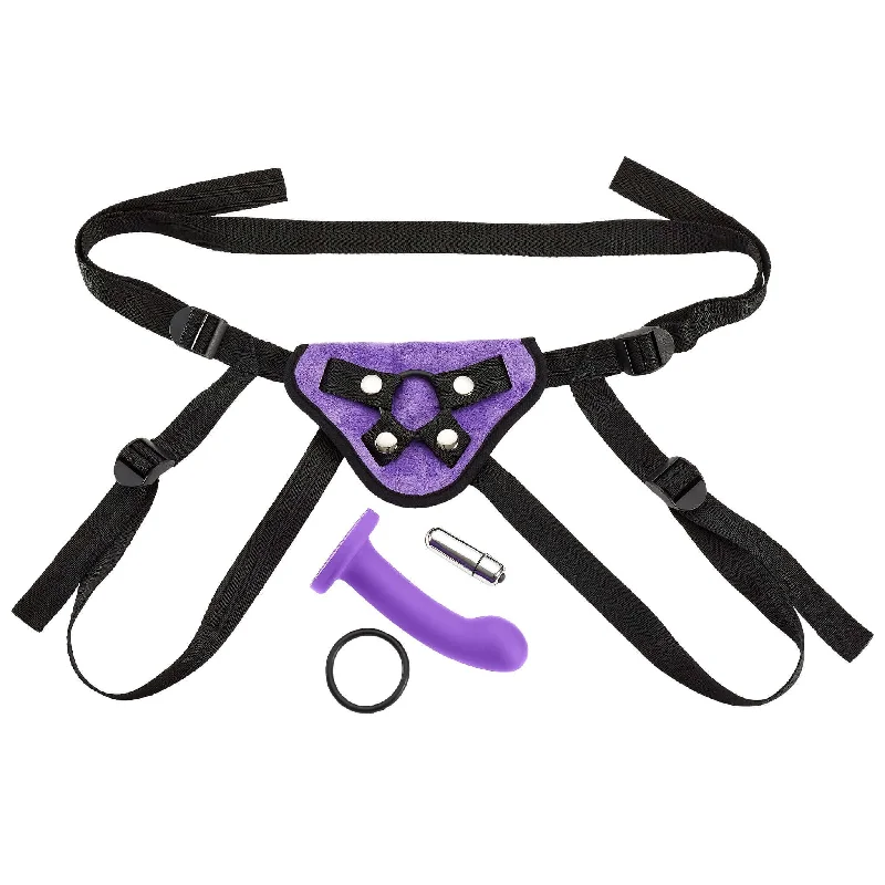 Cloud 9 Pro Sensual Series Strap On Harness Kit - Purple | Adjustable Harness