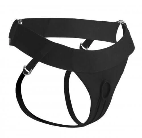 Strap U Avalon Jock Style Harness | Comfortable and Versatile | Black