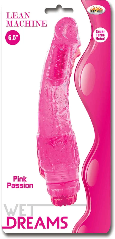 Wet Dreams Lean Machiner Pink Passion Realistic Vibrator