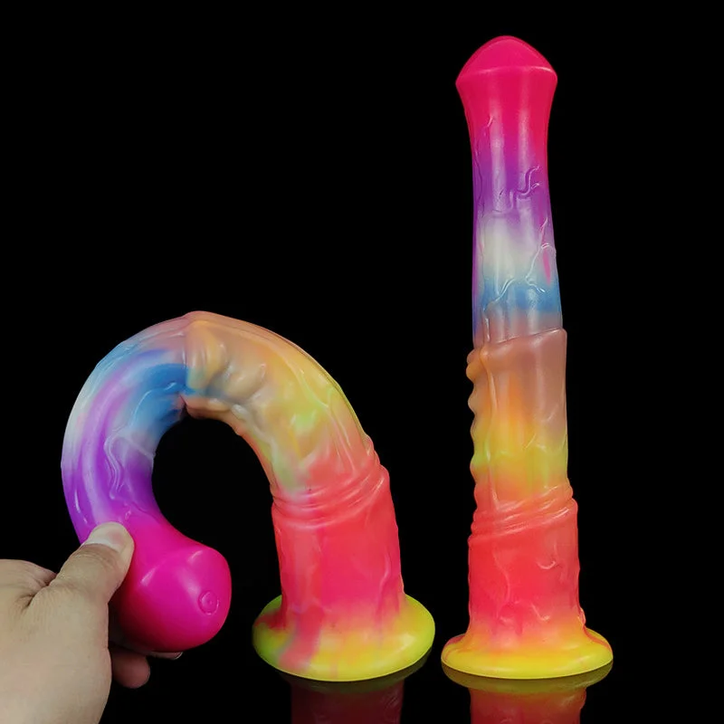 YOCY Horse Mulit Color Glowing Silicone Dildo