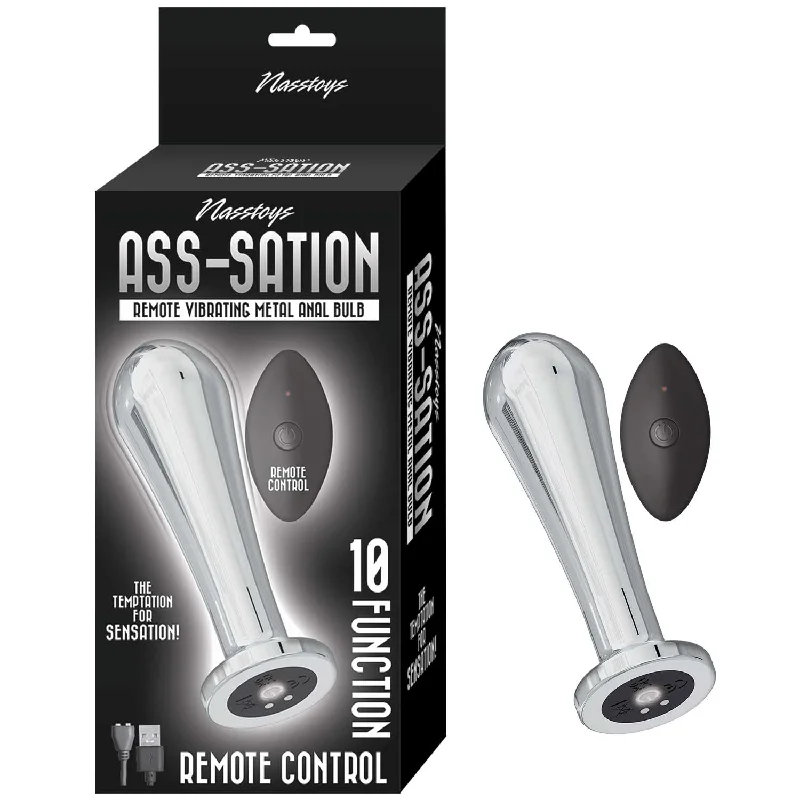 Ass-sation Remote Vibrating Metal Anal Bulb