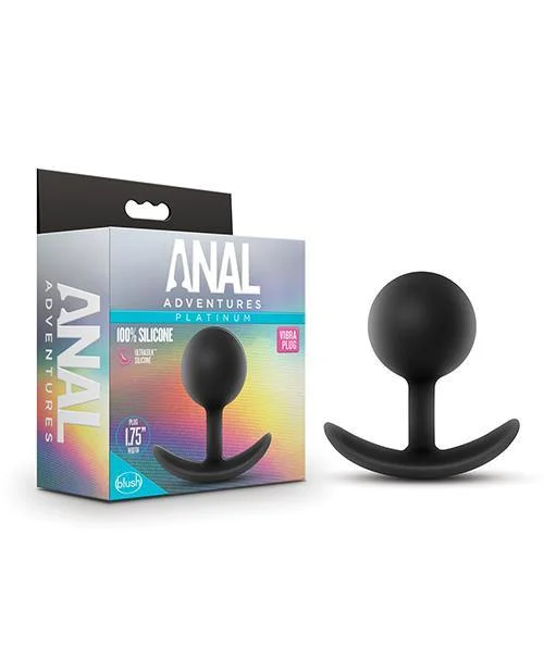 Anal Adventure Platinum Silicone Vibra Plug