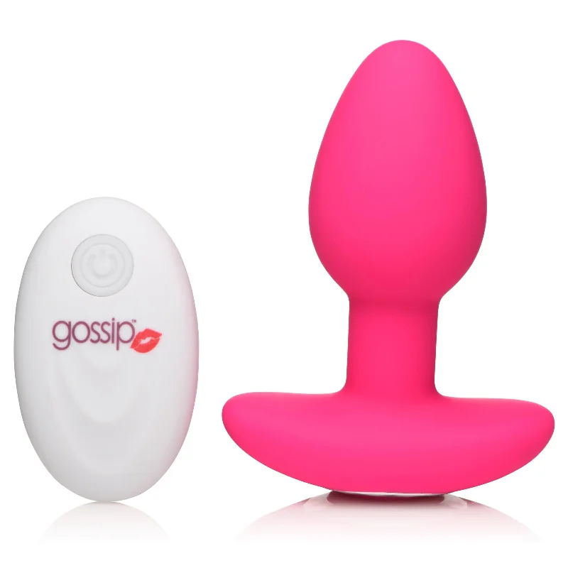 Gossip Pop Rocker 10X Vibrating Silicone Plug - Magenta