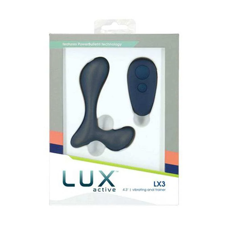 Lux Active LX3 4.3" SIlicone Vibrating Anal Trainer