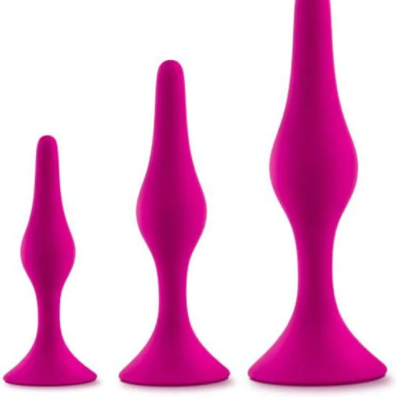 Luxe Beginner 3 Plug Anal Trainer Set - Various Colours