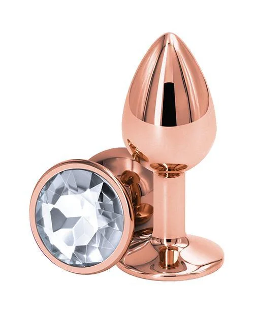 Rear Assets Rose Gold Anal Plug - Medium