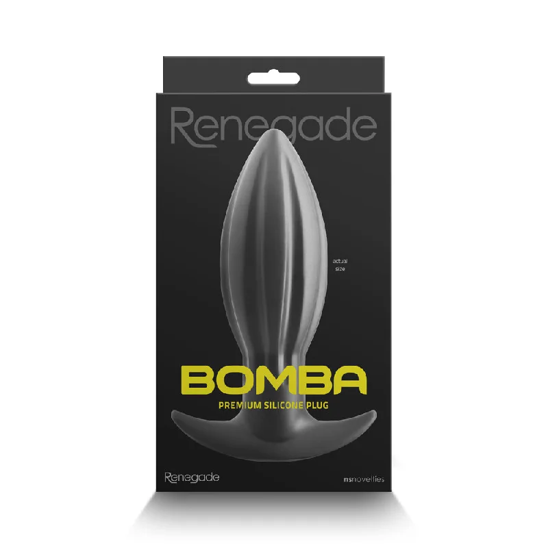 Renegade Bomba Anal Plug Black Small