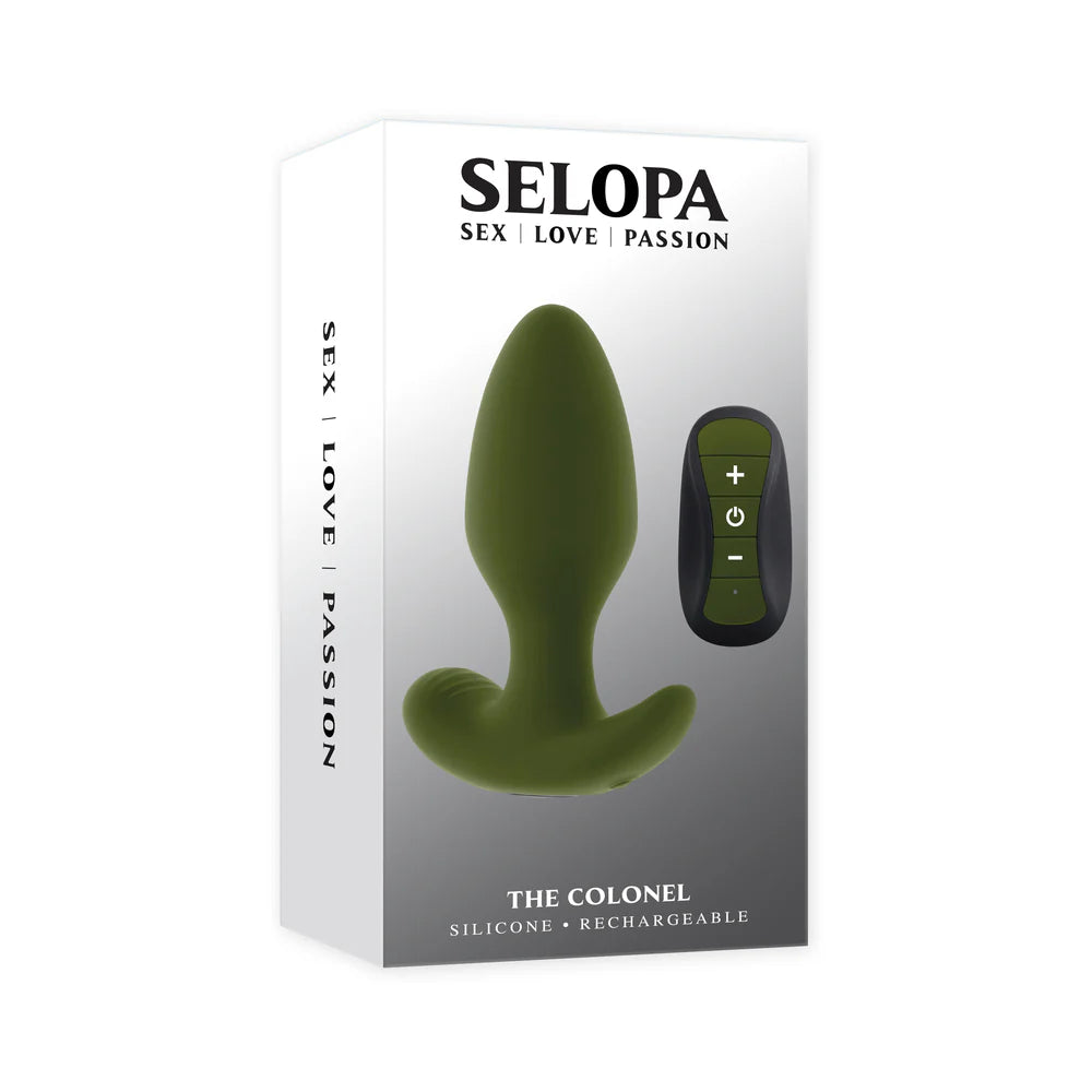 Selopa The Colonel Rechargeable Silicone Anal Plug