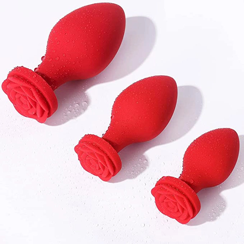 3 PC Silicone Anal Training Kit with High-End Stimulator