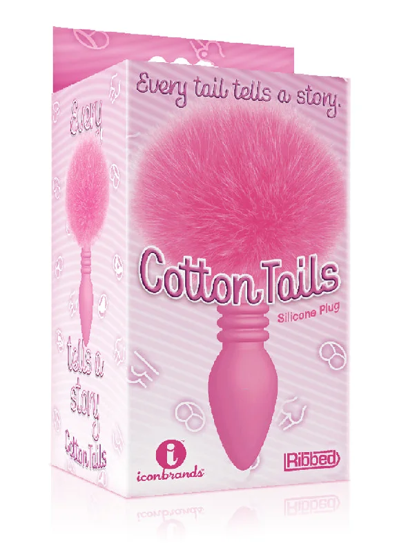 The 9s Cottontails Bunny Tail Butt Plug Ribbed