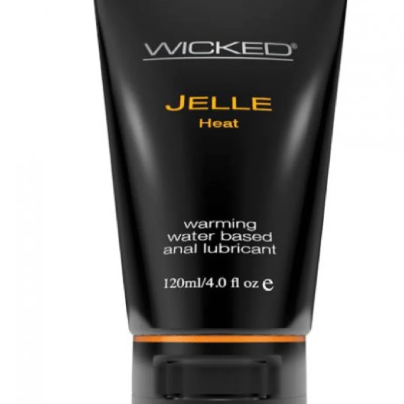 Wicked Jelle Heat Warming Anal Lubricant - 4 oz