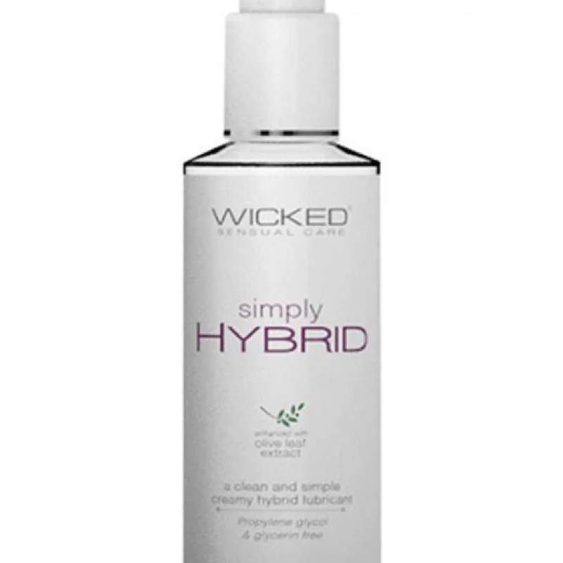 Wicked Simply Hybrid Water and Silicone Lubricant 2.3 oz