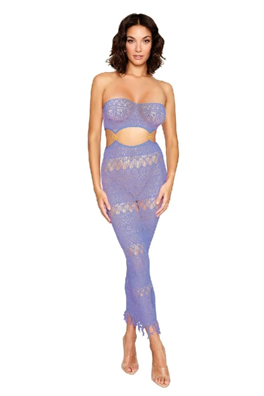 Bodystocking Gown - One Size - Lavender Haze